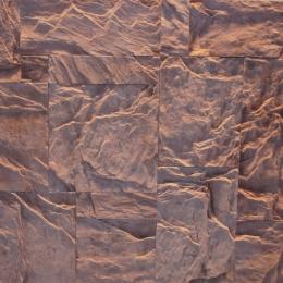 облицовочный камень «Скала темно-коричневая» - производитель компания Аберит, Новосибирск